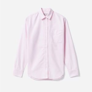 Everlane relaxed Oxford shirt in pink